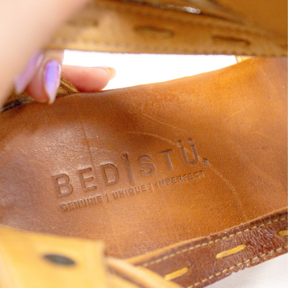 Bed Stu Artemis Leather Sandals in Tan Rustic Size 10 - Picture 10 of 12